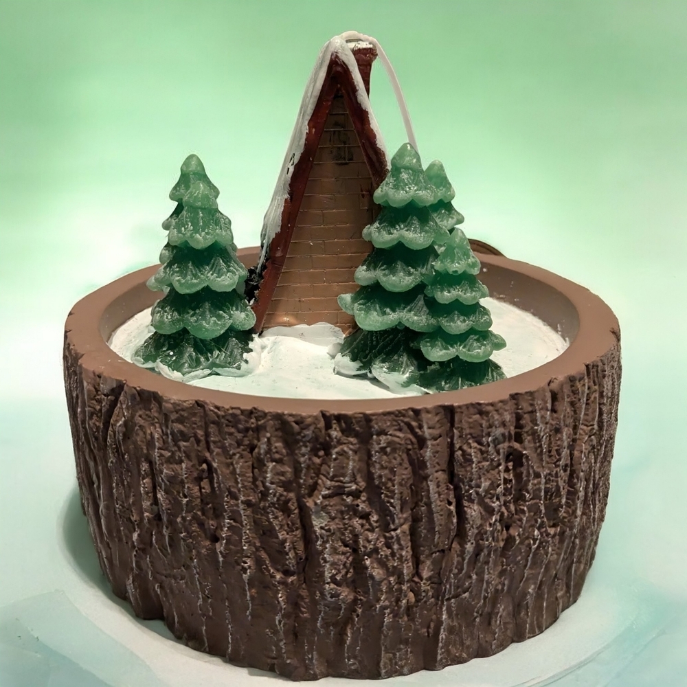 NEW ASPEN Ski Lodge 3D Scented Candle - Picture 3 of 7
